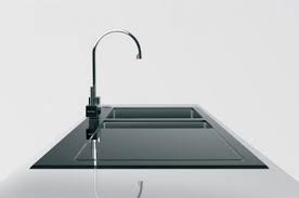 evier de cuisine en verre
