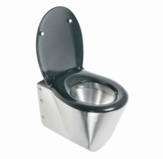 Sanela Toilette suspendue en acier inoxydable (SLWN 04)