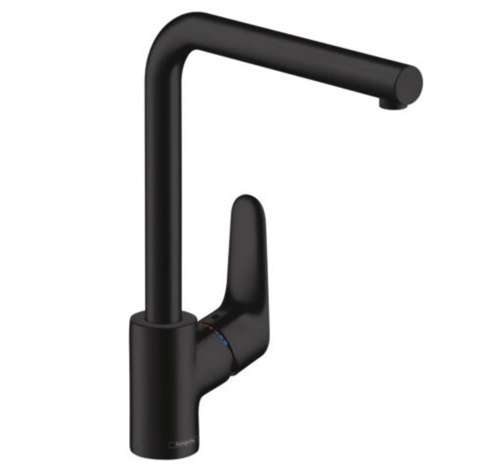 Hansgrohe Focus M41 Mitigeur cuisine 280 noir mat, 1jet (31817670)