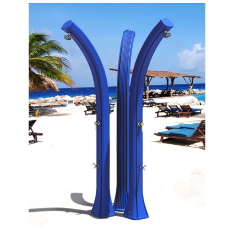 Arkema Design Happy XL - Douche solaire extérieure avec rince pieds - Anthracite (H420/7016)